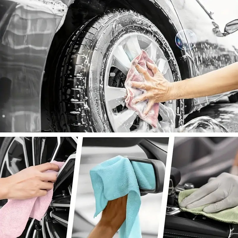 Microfiber Cleaning Cloth Roll (50pcs)