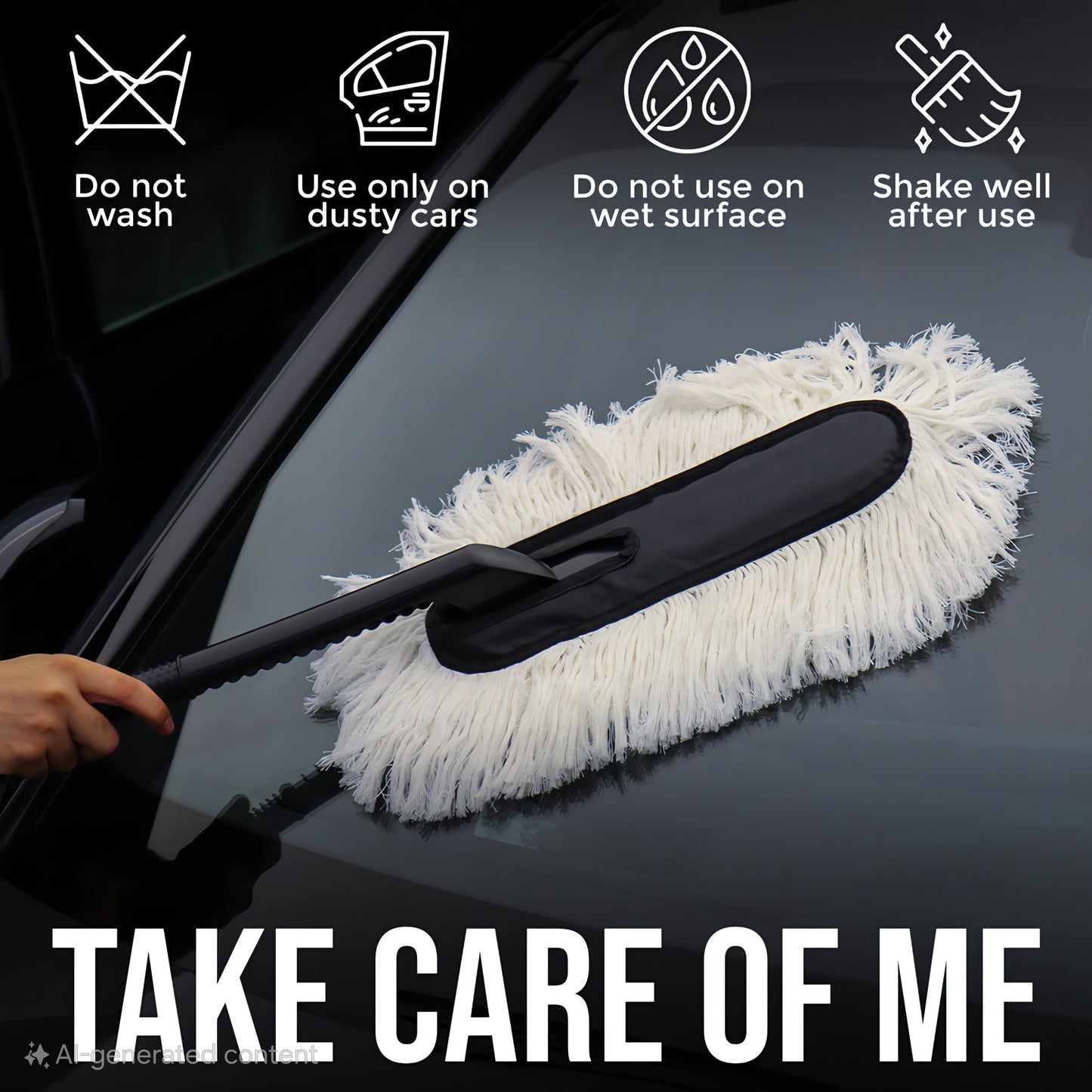 ZIP ZAP Car Duster (with Ceramic Wax infused fibres)