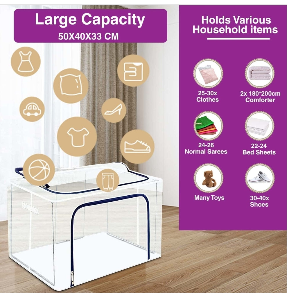 Wardrobe Organizer Storage Boxes.
